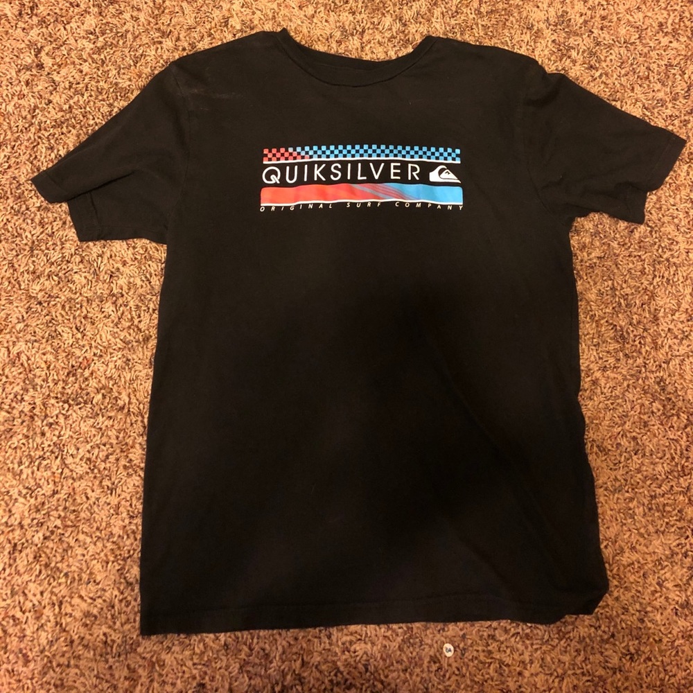 Men's Black Quicksilver T-shirt